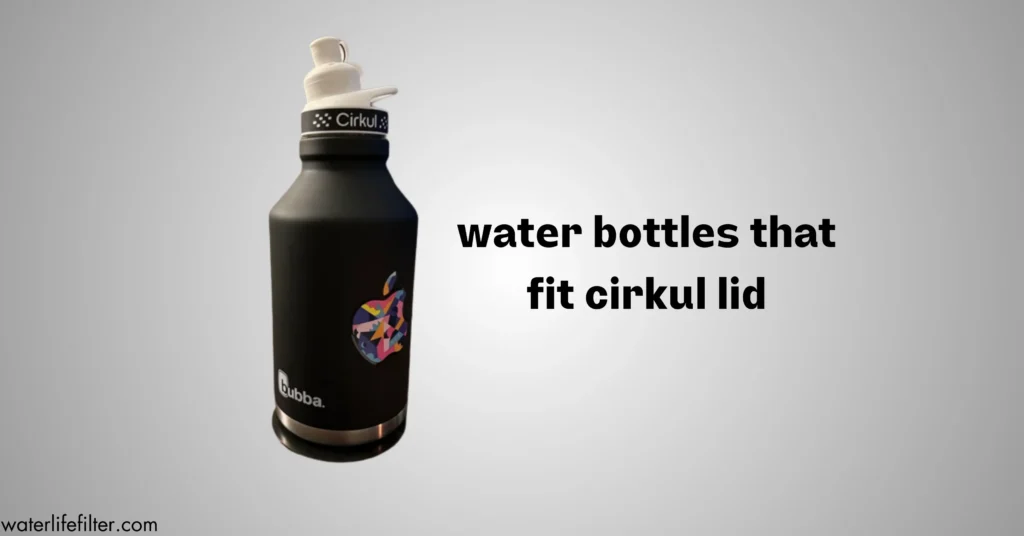 Tropical Palm Fronds Cirkul TM Lid Compatible 20 Ounce Water Bottle 