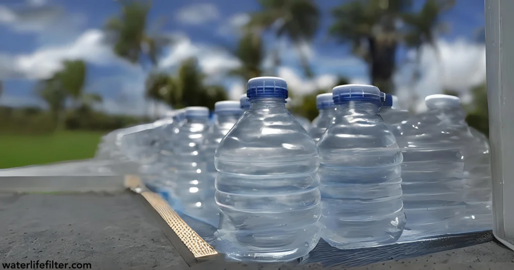 How Many Bottles of Water is 2l? A 2 liter bottle is equal to 67.6 ounces of water. 