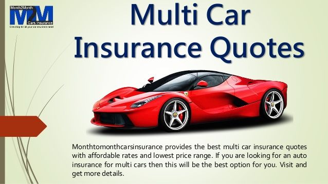 Multiple Car Insurance Quotes
